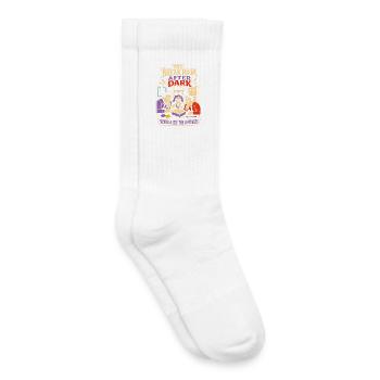 Break Room Mystery Office Leftovers - Kids Tennis Socks - white - Right