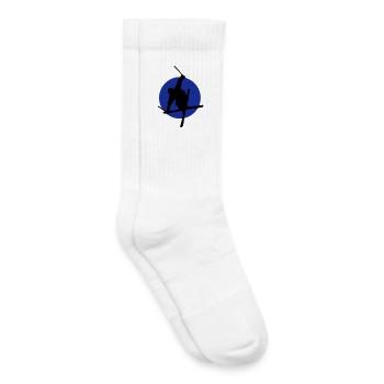 Ski freestyle icon - Kids Tennis Socks - white - Right