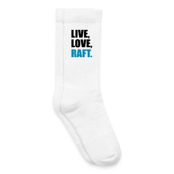 rafting - Chaussettes de tennis bio enfant - blanc - Droite