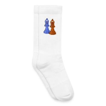 schach sport figuren - Kinder Tennissocken - Weiß - Rechts