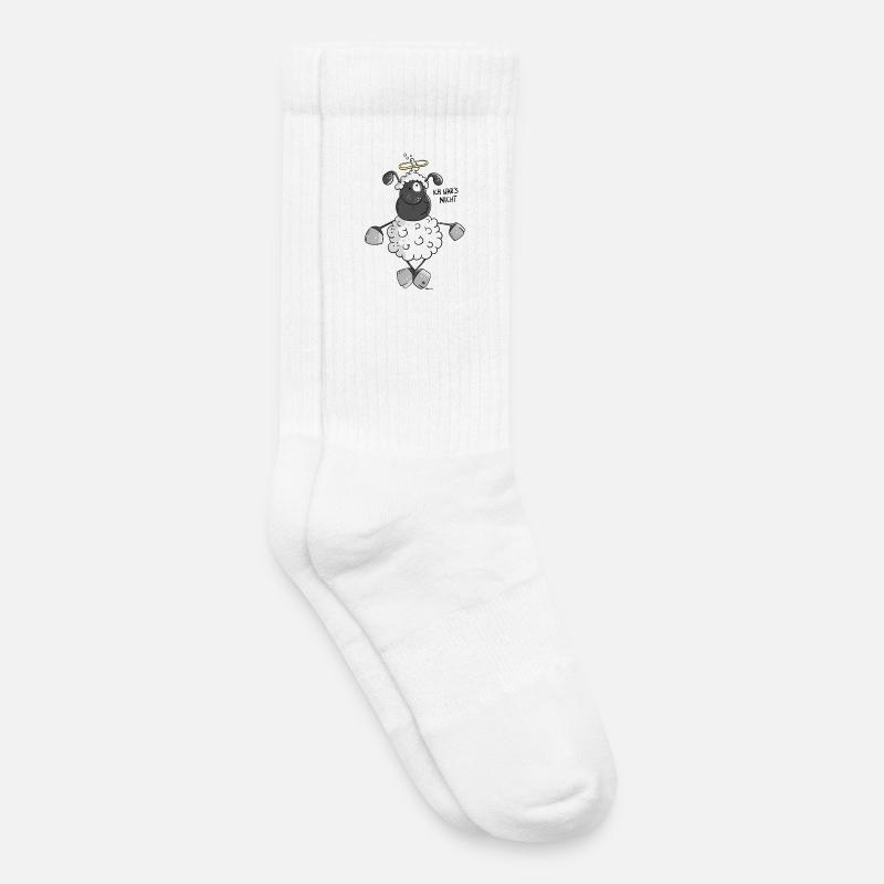 Unschuldslamm - Kinder Tennissocken - Weiß