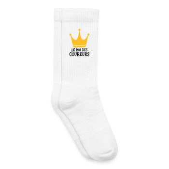 Laufen / Running / Jogging / Joggen / Marathon - Kinder Tennissocken - Weiß - Rechts