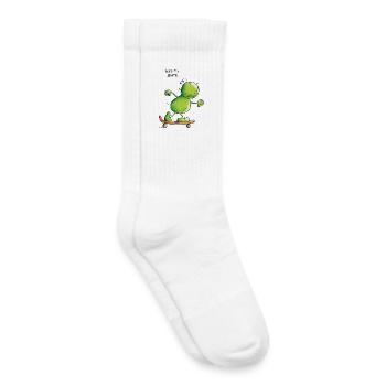 Born To Skate Frosch - Kinder Tennissocken - Weiß - Rechts