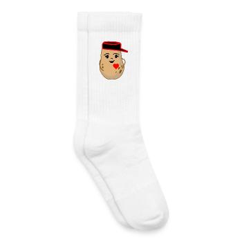 Hearty Potato Potato Vegetable Fantasy - Kids Tennis Socks - white - Right
