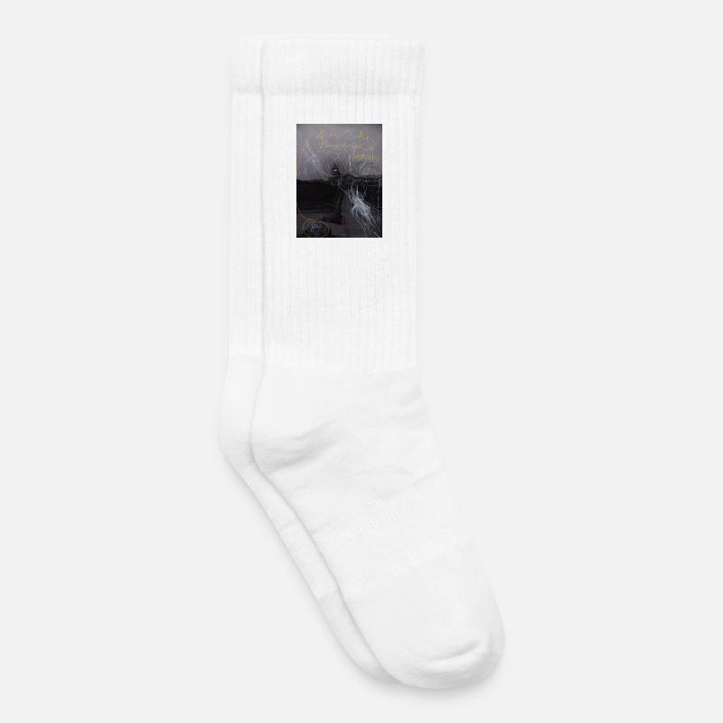 „were“wolf Attacke - „war“ Atacke, Estaca de Bares - Kinder Tennissocken - Weiß