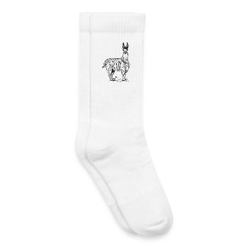 Lama - Kinder Tennissocken - Weiß - Rechts