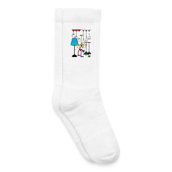 Lighting lamps shop - Kids Tennis Socks - white - Right
