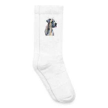 Mâtin - Chaussettes de tennis bio enfant - blanc - Droite