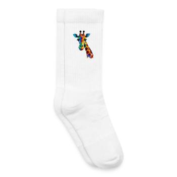 Giraffe - Kids Tennis Socks - white - Right