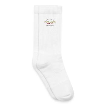 Deine Gute Laune Kotzt Mich An Spruch - Kinder Tennissocken - Weiß - Rechts