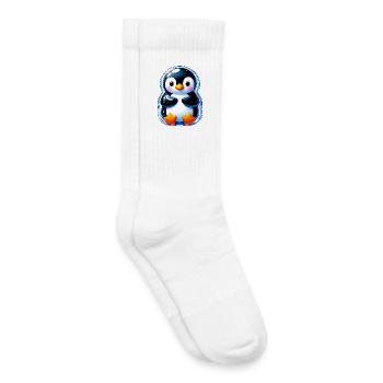 Pingouin - Chaussettes de tennis bio enfant - blanc - Droite