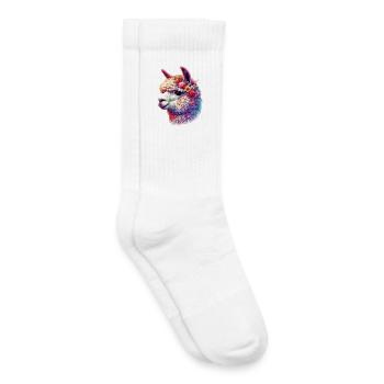 Alpaka - Kinder Tennissocken - Weiß - Rechts