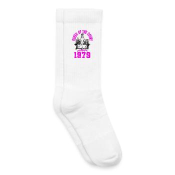 Tennis Shirt Women's Birthday Anniversary 1979 - Kids Tennis Socks - white - Right