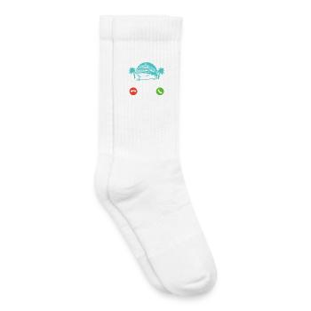 Kreuzfahrt Sommerurlaub - Kinder Tennissocken - Weiß - Rechts