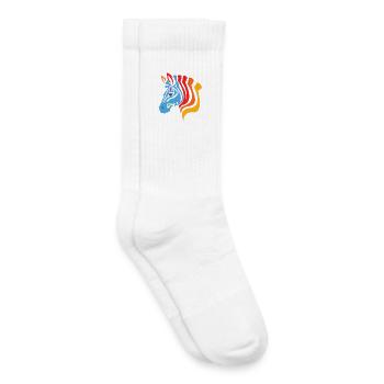 zebra - Kinder Tennissocken - Weiß - Rechts
