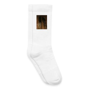 Ensemble sur des marches antiques - Chaussettes de tennis bio enfant - blanc - Droite