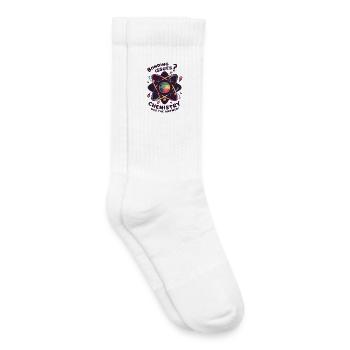 Bonding Issues? Chemistry Has the Answer - Kids Tennis Socks - white - Right