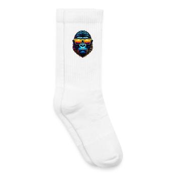 Gorilla - Kinder Tennissocken - Weiß - Rechts