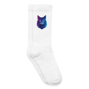 Galaktische Katze - Kinder Tennissocken - Weiß - Rechts