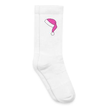 Santa hat - Kids Tennis Socks - white - Right