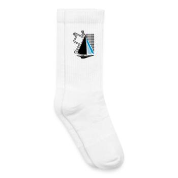 Segelyacht & Regattabahn Segelboot Segeln Yacht - Kinder Tennissocken - Weiß - Rechts
