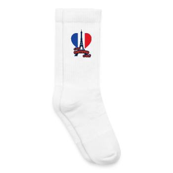 c'est as c'est – Frankreich - Kinder Tennissocken - Weiß - Rechts