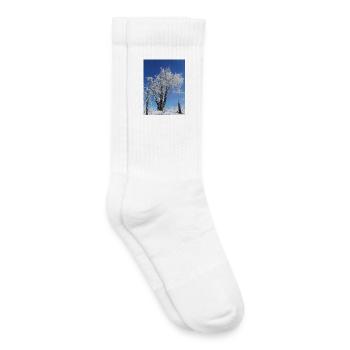 Eisige Kälte - Kinder Tennissocken - Weiß - Rechts