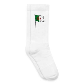 Algerian flag - Kids Tennis Socks - white - Right
