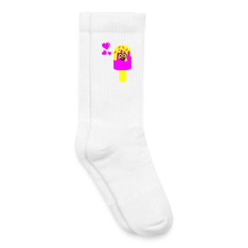 Eis Eiscreme - Kinder Tennissocken - Weiß - Rechts