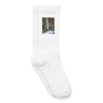 Island-Wasserfall - Kinder Tennissocken - Weiß - Rechts