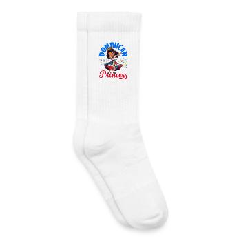 Drapeau de la République dominicaine Dom Rep Pride - Chaussettes de tennis bio enfant - blanc - Droite