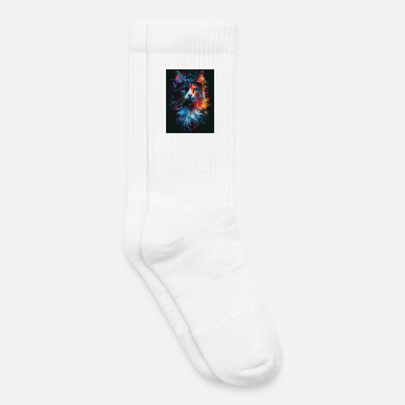Cat_01 - Kinder Tennissocken - Weiß