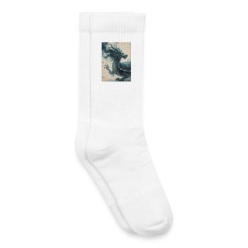 Kosmische Harmonie: Xuangui – Unendlichkeit - Kinder Tennissocken - Weiß - Rechts