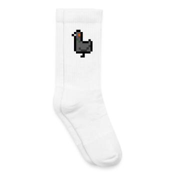 pigeon pixel - Chaussettes de tennis bio enfant - blanc - Droite