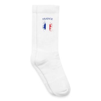 French flag - Kids Tennis Socks - white - Right