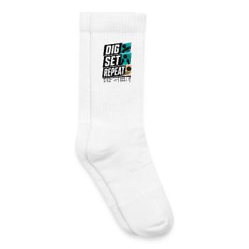 DIG SET REPEAT - Kinder Tennissocken - Weiß - Rechts