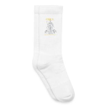 Circé - Déesse de la Magie et de la Sorcellerie - Chaussettes de tennis bio enfant - blanc - Droite
