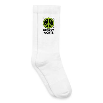 Groovy Peace Zeichen Logo - Kinder Tennissocken - Weiß - Rechts