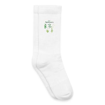 Grüne Apotheke - Kinder Tennissocken - Weiß - Rechts