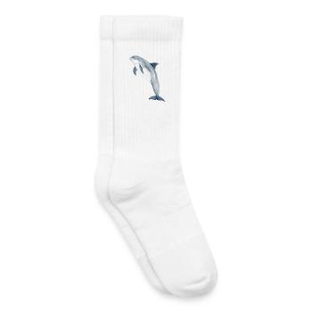 Bottlenose dolphin - Bottlenose dolphin - Grand dauphin - Kids Tennis Socks - white - Right