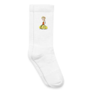 Gibt Dir das Leben Zitronen... - Kinder Tennissocken - Weiß - Rechts