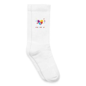 Autismus-Bewusstseins-T-Shirt für Großmutter - Kinder Tennissocken - Weiß - Rechts