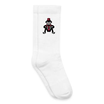 monkey - Kids Tennis Socks - white - Right