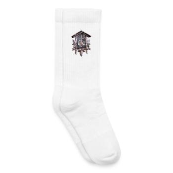Kuckucksuhr - Kinder Tennissocken - Weiß - Rechts