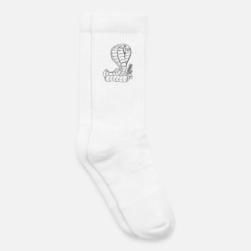 Cobra Vector - Kinder Tennissocken - Weiß