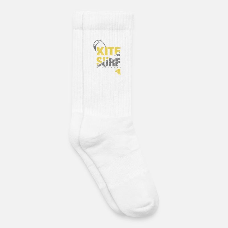 KITE SURF 2 - Kinder Tennissocken - Weiß