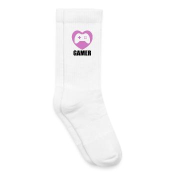 Gamer - Kids Tennis Socks - white - Right