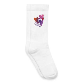happy valentines day - Kinder Tennissocken - Weiß - Rechts