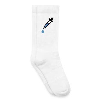 Pipette dropping glass Dosierung - Kinder Tennissocken - Weiß - Rechts