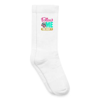 design de patins à roulettes - Chaussettes de tennis bio enfant - blanc - Droite